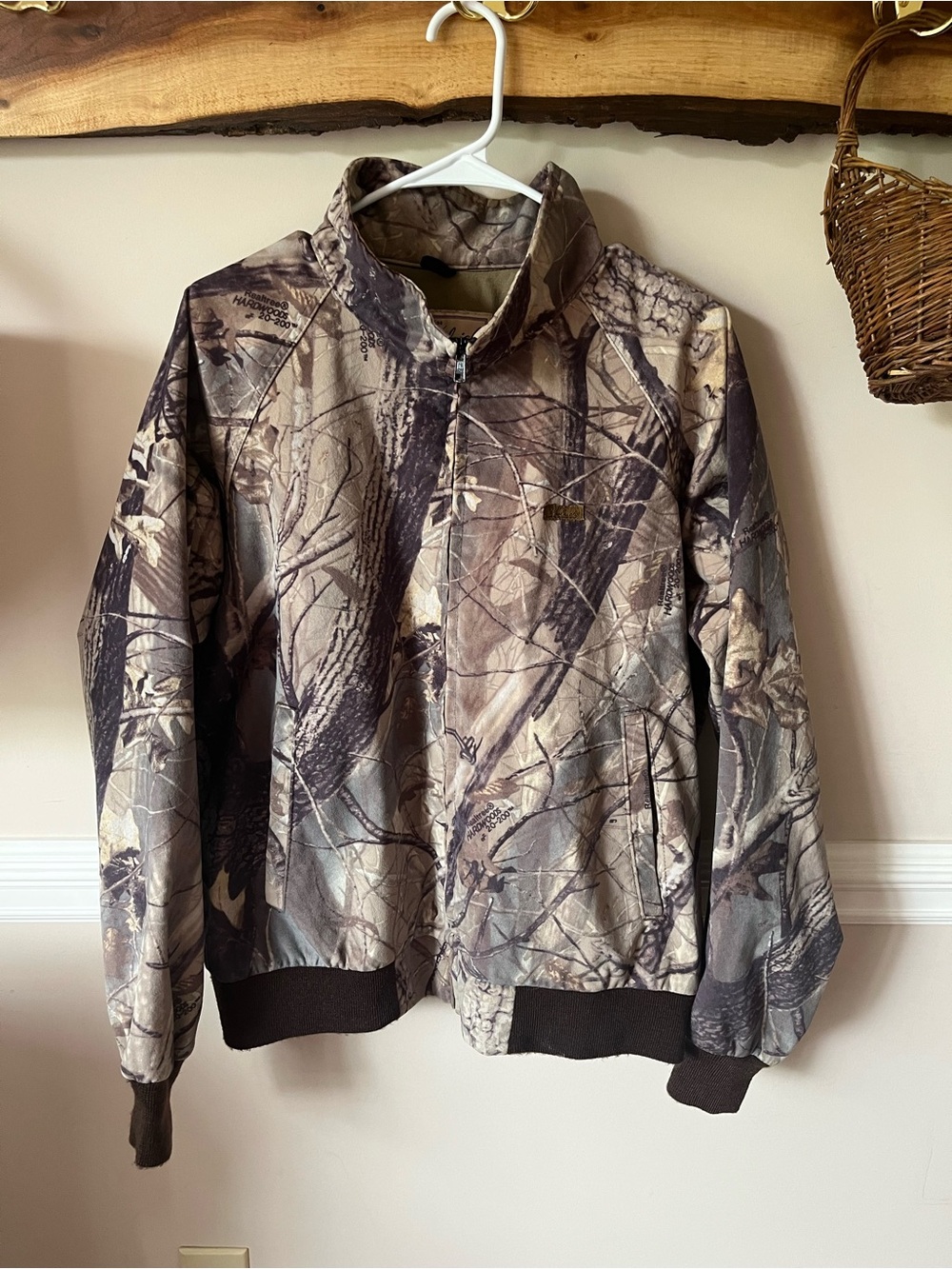 Vintage Woolrich Camo Bomber Jacket M Realtree Hardwoods